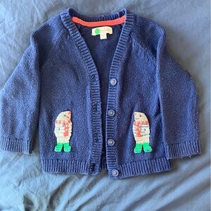 Baby Boden Blue Cardigan - Size 12-18 months